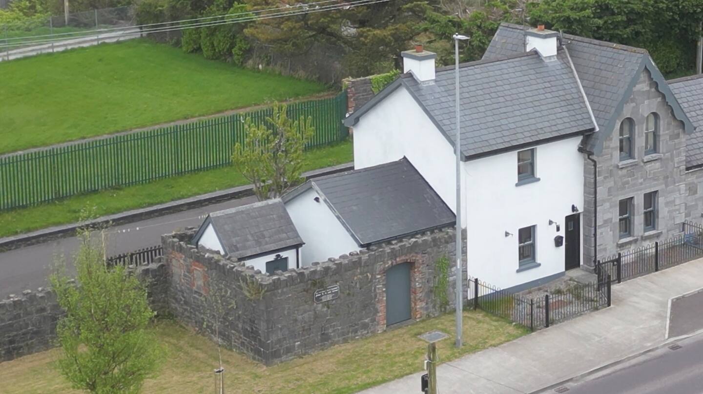 The Station House and former railway route