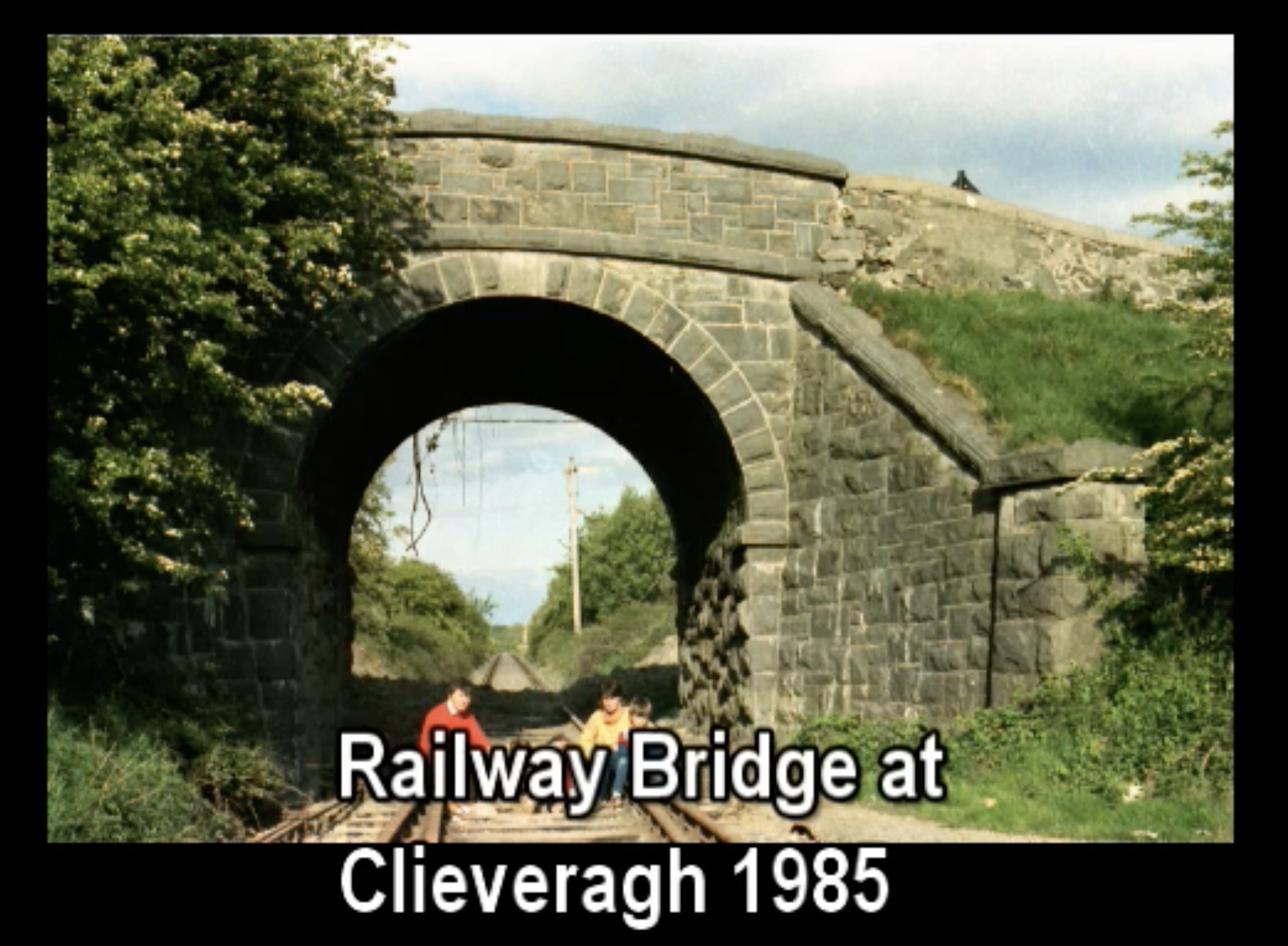 Railway bridge at Clieveragh in 1985