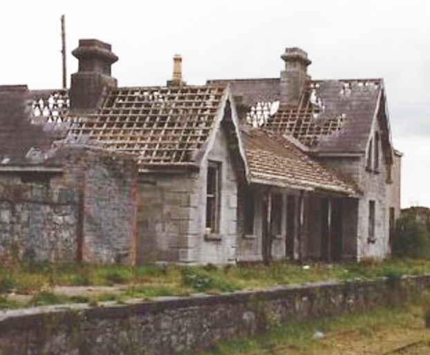 Station House in 1990 showing deterioration